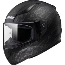 Ls2 Rapıd Crypt 2 Mat Siyah Fullface Motosiklet Kaskı