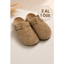 Lucistep Unisex Önü Kapalı Tokalı Günlük Ev ve Dışarı Terliği