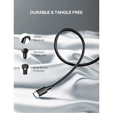 Canarino USB Type-C Şarj ve Data Kablosu, 1 Metre, Beyaz