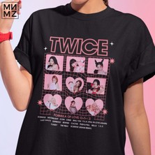BarsDepo Twice Baskılı Tişört, Premıum Kalite Unisex Çocuk / Yetişkin