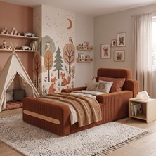 Home Decor Çocuk Sünger Yatak 190X110 cm | 3–15YAŞ | 28 Dns Orijinal Sünger | Yıkanabilir Fermuarlı Kılıf | Kolay Kurulum
