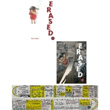 Kayıp Kıta Yayınları Erased 1-2. Ciltler Manga Seti + Özel Cetvel