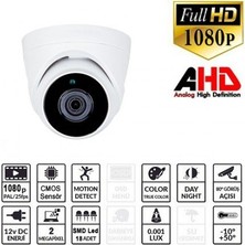 Ezcool EZ-5120HD 2mp 2.8mm Lens Ahd Dome Güvenlik Kamera