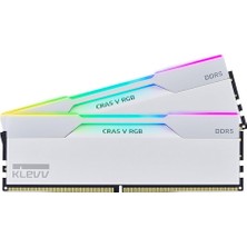 Klevv Cras V Rgb 48GB (2X24GB) 6000MHZ CL30 Intel Xmp 3.0 – Amd Expo Ddr5 Brilliant White Ram (KD5KGUD80-60A300J)