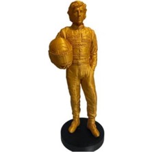 Belirtilmemiş Ayrton Senna Figürü Efsane Formula 1 Pilotu