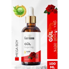 Gardone 100 ml Gül Yağı Damla Şeklinde Cilt Bakımı Sağlayan %100 Doğal Ürün