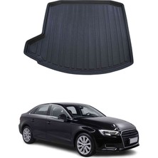 Omac Audi A3 Sedan 2013-2020 Arası Uyumlu Araca Özel Kauçuk Tpe Bagaj Havuzu Siyah