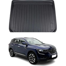 Omac Renault Koleos 2016+ Uyumlu Araca Özel Kauçuk Tpe Bagaj Havuzu Siyah