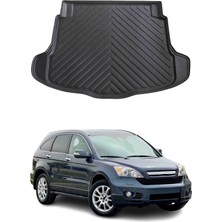 Omac Honda Crv 4x4 Suv 2007-2012 Arası Uyumlu Araca Özel Kauçuk Tpe Bagaj Havuzu Siyah