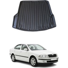 Omac Skoda Octavia Iı Hb / Sedan A5 2005-2012 Arası Uyumlu Araca Özel Kauçuk Tpe Bagaj Havuzu Siyah