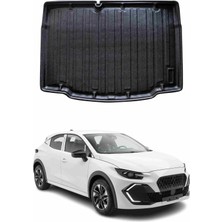 Omac Renault Clio 6 Hb 2026+ Uyumlu Araca Özel Kauçuk Tpe Bagaj Havuzu Siyah