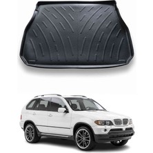 Omac Bmw X5 E53 2000-2006 Arası Uyumlu Araca Özel Kauçuk Tpe Bagaj Havuzu Siyah