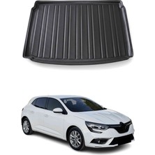 Omac Renault Megane 4 Hb 2016+ Uyumlu Araca Özel Kauçuk Tpe Bagaj Havuzu Siyah