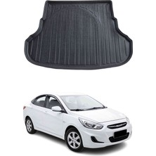 Omac Hyundai Accent Blue Sedan 2011+ Uyumlu Araca Özel Kauçuk Tpe Bagaj Havuzu Siyah