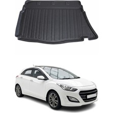 Omac Hyundai I30 Hb 2012-2016 Arası Uyumlu Araca Özel Kauçuk Bagaj Havuzu Siyah Ince Stepneli Model Için