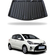 Omac Toyota Yaris 2011-2020 Arası Uyumlu Araca Özel Kauçuk Bagaj Havuzu Siyah Ince Stepneli Model Için