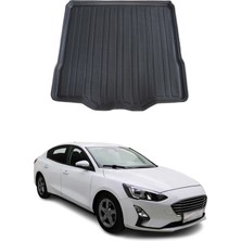 Omac Ford Focus 5 Sedan 2019+ Uyumlu Araca Özel Kauçuk Bagaj Havuzu Siyah Tamir Kitli&ses Sistemli Için