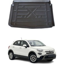 Omac Fiat 500 X 2015-2024 Uyumlu Araca Özel Kauçuk TPE Bagaj Havuzu Siyah