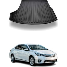 Omac Toyota Corolla Sedan 2013-2018 Arası Uyumlu Araca Özel Kauçuk Tpe Bagaj Havuzu Siyah