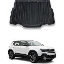 Omac Jeep Avenger 2023+ Uyumlu Araca Özel Kauçuk Tpe Bagaj Havuzu Siyah Alt Kademe Için