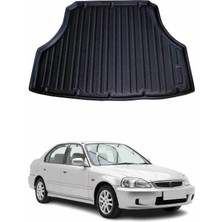 Omac Honda Civic Sedan 1997-2001 Arası Uyumlu Araca Özel Kauçuk Tpe Bagaj Havuzu Siyah