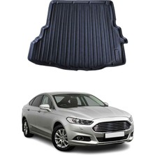 Omac Ford Mondeo Sedan 2015+ Uyumlu Araca Özel Kauçuk Tpe Bagaj Havuzu Siyah