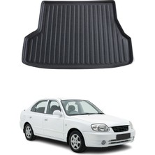 Omac Hyundai Accent Admire Sedan 2001-2006 Arası Uyumlu Araca Özel Kauçuk Tpe Bagaj Havuzu Siyah