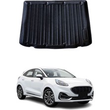 Omac Ford Puma 2020+ Uyumlu Araca Özel Kauçuk Tpe Bagaj Havuzu Siyah Üst Kademe Için
