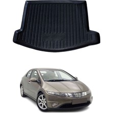 Omac Honda Civic Hb 2006-2011 Arası Uyumlu Araca Özel Kauçuk Tpe Bagaj Havuzu Siyah