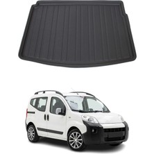 Omac Citroen Nemo Combi 2008+ Uyumlu Araca Özel Kauçuk Tpe Bagaj Havuzu Siyah Koltuklu Için