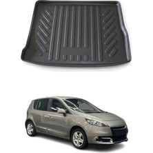 Omac Renault Scenic 3 5 Koltuklu 2012-2016 Arası Uyumlu Araca Özel Kauçuk Bagaj Havuzu Siyah