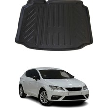 Omac Seat Leon SC Coupe 2013-2020 Arası Uyumlu Araca Özel Kauçuk TPE Bagaj Havuzu Siyah