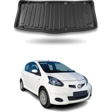 Omac Toyota Aygo 2005-2014 Arası Uyumlu Araca Özel Kauçuk Tpe Bagaj Havuzu Siyah