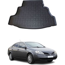 Omac Nissan Primera 2004-2010 Arası Uyumlu Araca Özel Kauçuk Tpe Bagaj Havuzu Siyah