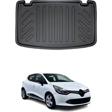Omac Renault Clio 4 Hb 2012-2019 Arası Uyumlu Araca Özel Kauçuk Tpe Bagaj Havuzu Siyah