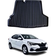 Omac Renault Taliant 2021+ Uyumlu Araca Özel Kauçuk Tpe Bagaj Havuzu Siyah