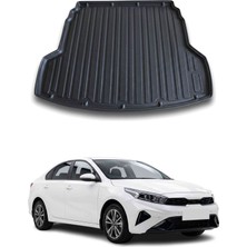 Omac Kıa Cerato Sedan 2022+ Uyumlu Araca Özel Kauçuk Tpe Bagaj Havuzu Siyah