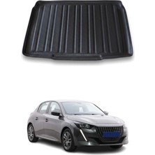Omac Peugeot 208 Hb 2020+ Uyumlu Araca Özel Kauçuk Tpe Bagaj Havuzu Siyah