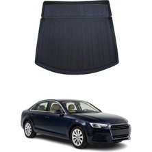 Omac Audi A4 Sedan B9 2016+ Uyumlu Araca Özel Kauçuk Tpe Bagaj Havuzu Siyah