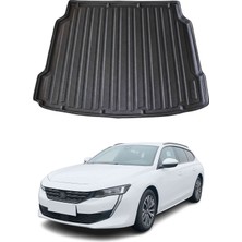 Omac Peugeot Peugeot 508 Sedan 2019-2026 Uyumlu Araca Özel Kauçuk TPE Bagaj Havuzu Siyah