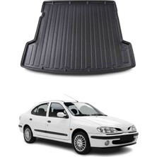 Omac Renault Megane 1 Sedan 1995-2003 Arası Uyumlu Araca Özel Kauçuk Tpe Bagaj Havuzu Siyah