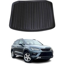Omac Seat Ateca / 4x4 2017+ Uyumlu Araca Özel Kauçuk Tpe Bagaj Havuzu Siyah