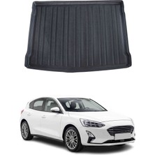 Omac Ford Focus 5 Hb 2019+ Uyumlu Araca Özel Kauçuk Bagaj Havuzu Siyah Tamir Kitli ve Ses Sistemli Için