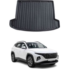 Omac Hyundai Tucson Elite / Comfort / Prime 2021+ Uyumlu Araca Özel Kauçuk Tpe Bagaj Havuzu Siyah