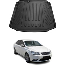 Omac Seat Toledo 2013-2019 Arası Uyumlu Araca Özel Kauçuk Tpe Bagaj Havuzu Siyah