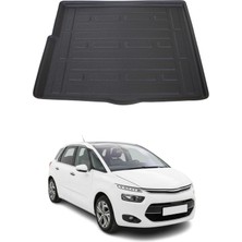 Omac Citroen C4 Picasso 5 Koltuklu 2013+ Uyumlu Araca Özel Kauçuk Tpe Bagaj Havuzu Siyah