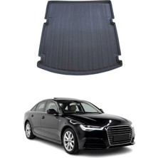 Omac Audi A6 Sedan C7 2011-2018 Arası Uyumlu Araca Özel Kauçuk Tpe Bagaj Havuzu Siyah