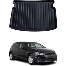 Omac Vw Golf 7 Hb 2012-2020 Arası Uyumlu Araca Özel Kauçuk Tpe Bagaj Havuzu Siyah Üst Kademe Için