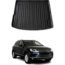 Omac Vw Touareg 2011-2017 Arası Uyumlu Araca Özel Kauçuk Tpe Bagaj Havuzu Siyah
