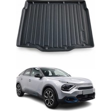 Omac Citroen C4 Hb 2021+ Uyumlu Araca Özel Kauçuk Tpe Bagaj Havuzu Siyah